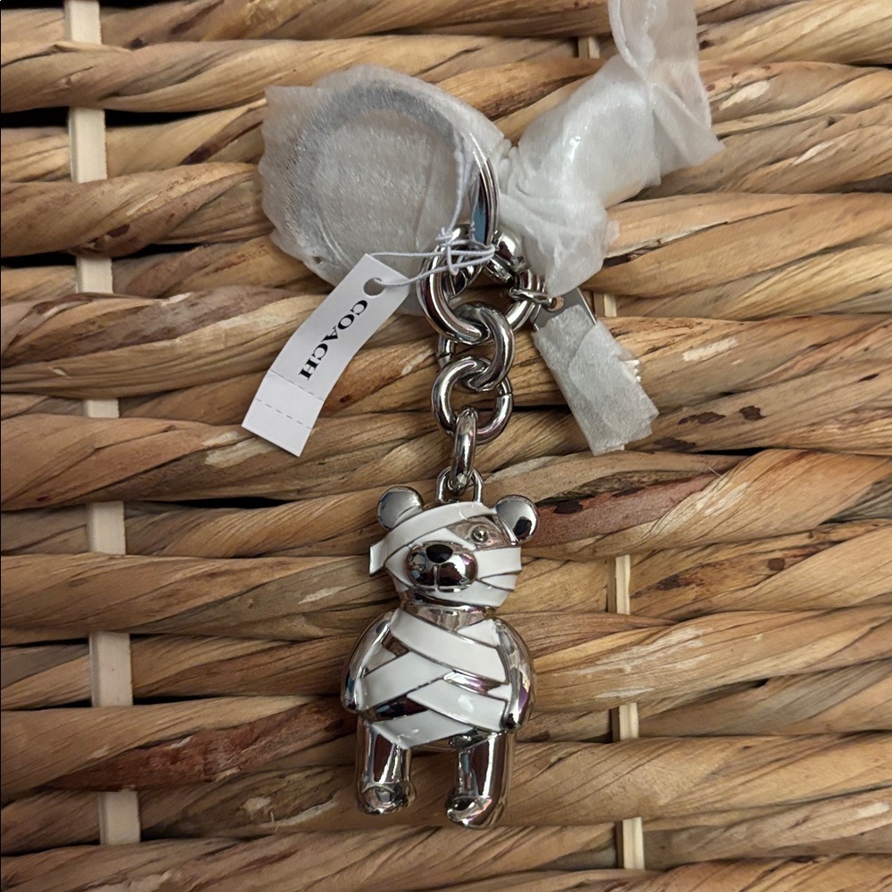 Coach,Mummy Bear Keychain